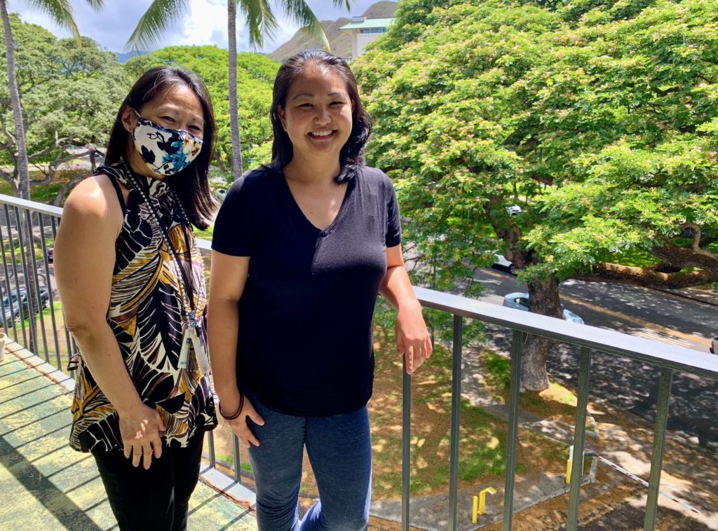 Hawai’i State Department Health Epidemiological Specialists Eleanor Low and Lauren Usagawa