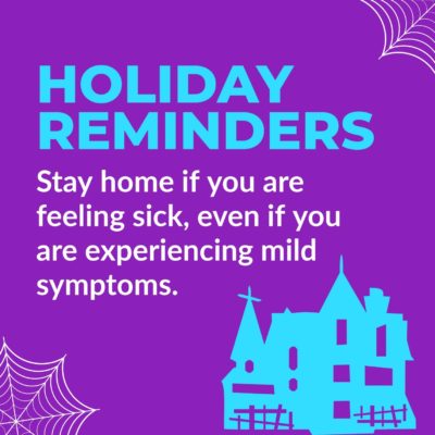 Symptoms Holiday Reminder