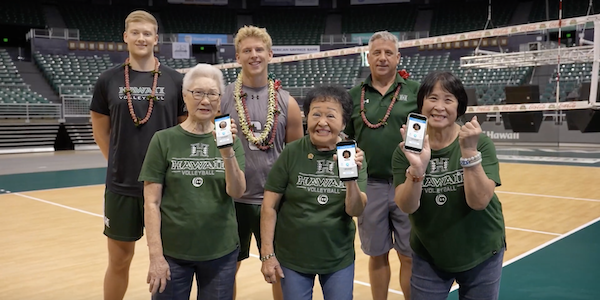 University of Hawaii Men's Volleyball Team Gets Vaccinated and Matched!